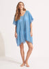 Seafolly womens kaftans - Azure blue