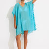 Seafolly womens kaftans - Atoll blue