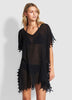 Seafolly womens kaftans - black amnesia